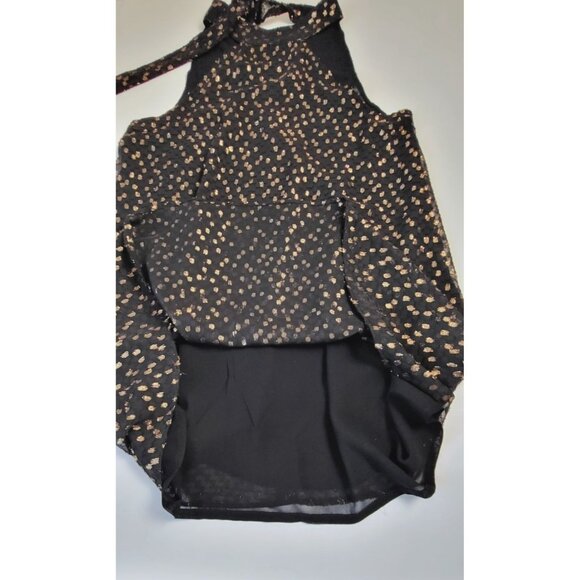 Chelsea 28 Black Mini Shift Party Dress Medium - Picture 8 of 10